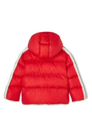 red polyester bomber PALM ANGELS KIDS | PBEJ001F24FAB0022503